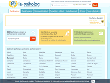 Tablet Screenshot of la-psiholog.ro